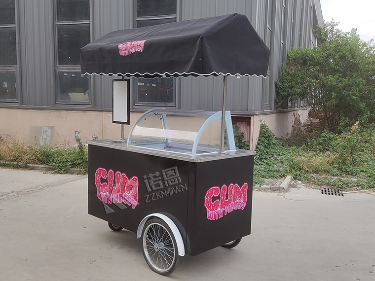 mobile ice cream cart
