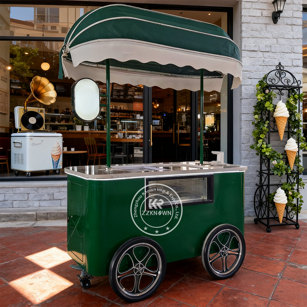 eco-friendly ice cream cart