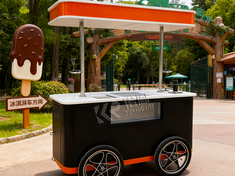 custom ice cream cart