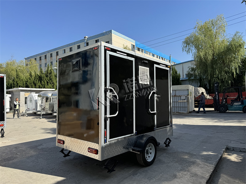 air conditioned luxury mobile construction restroom trailers for sale