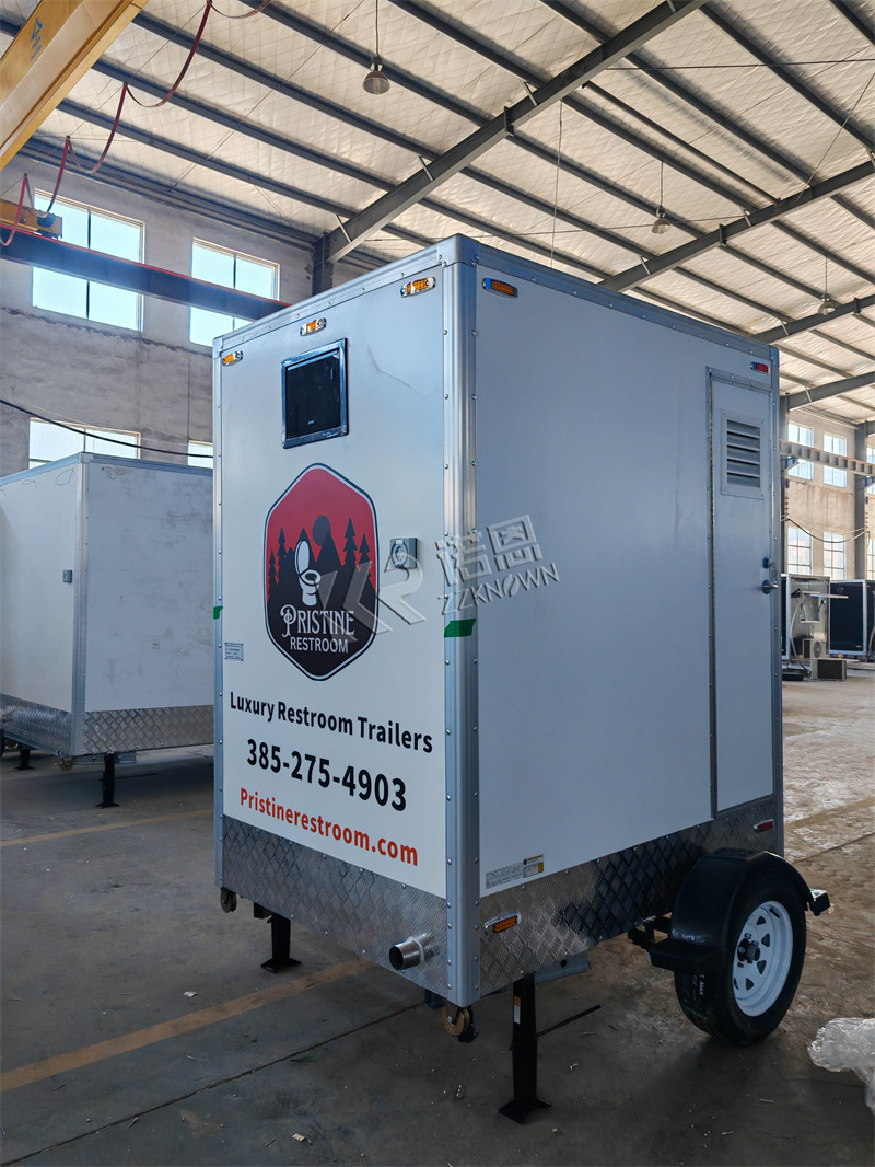 air conditioned luxury mobile portable restroom rental trailers for sale