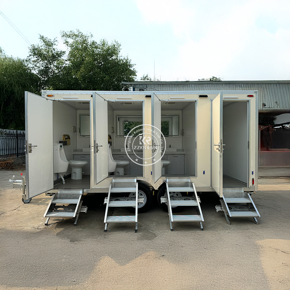 Premium Portable Restrooms Trailer – Customizable & Reliable