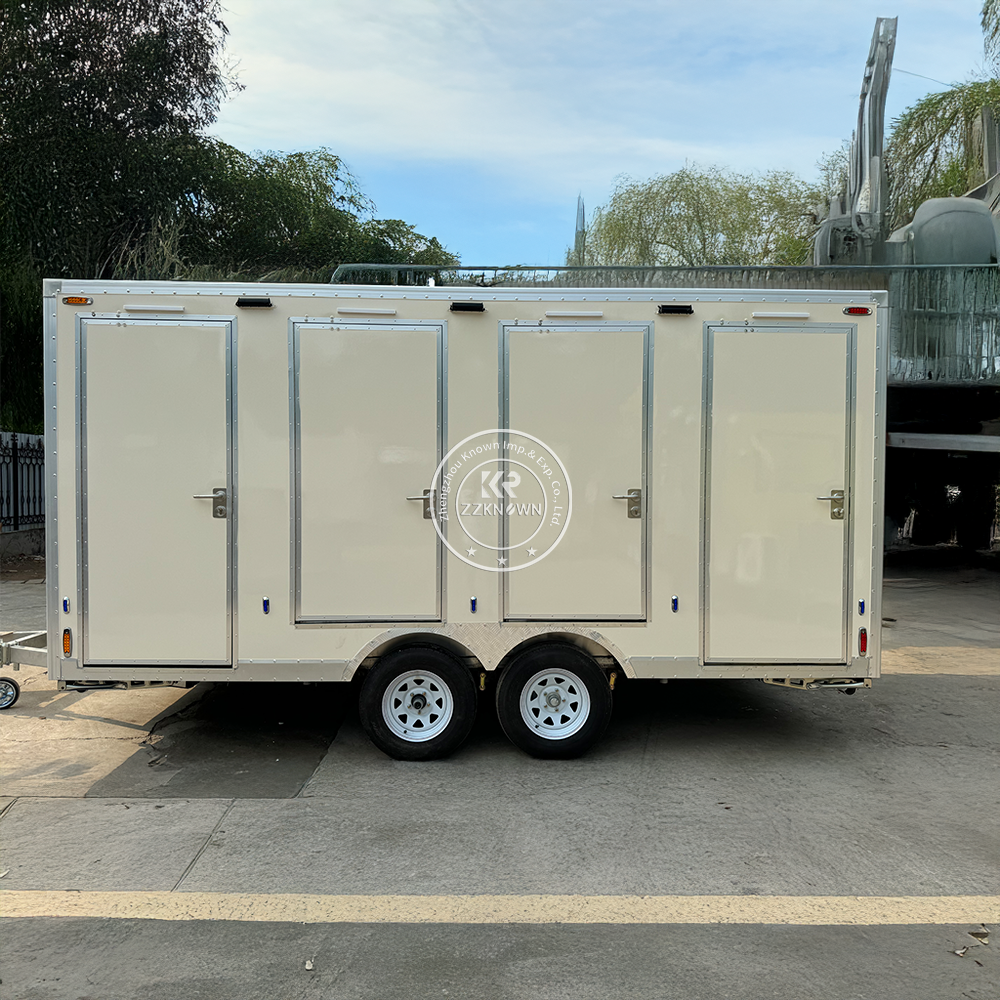 Premium Portable Restrooms Trailer – Customizable & Reliable
