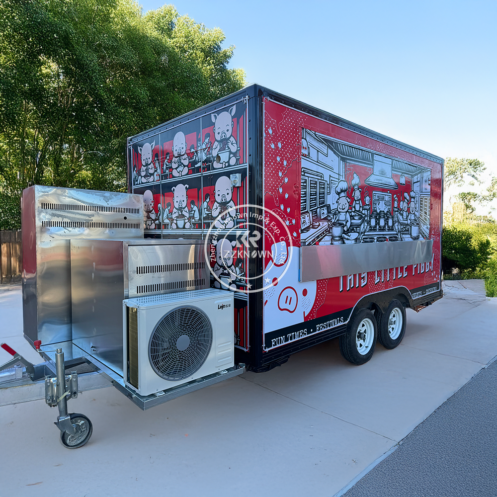 Customizable Food Van Trailers for Mobile Businesses | ZZKNOWN