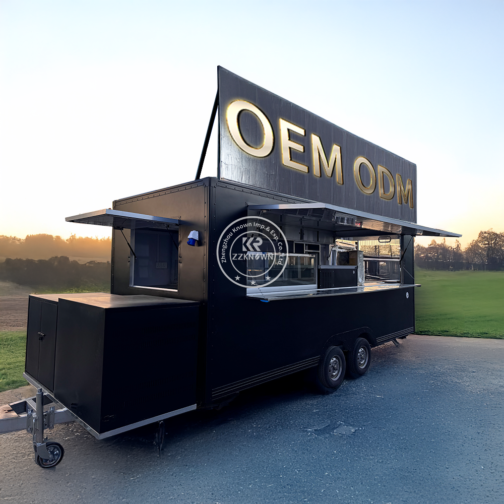 High-Quality Custom Food Van Truck Trailers for Sale | ZZKNOWN