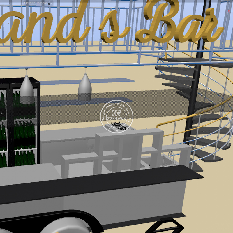 Dual-Axle Towable Mobile Container Restaurant: The Ultimate Customizable Culinary Space