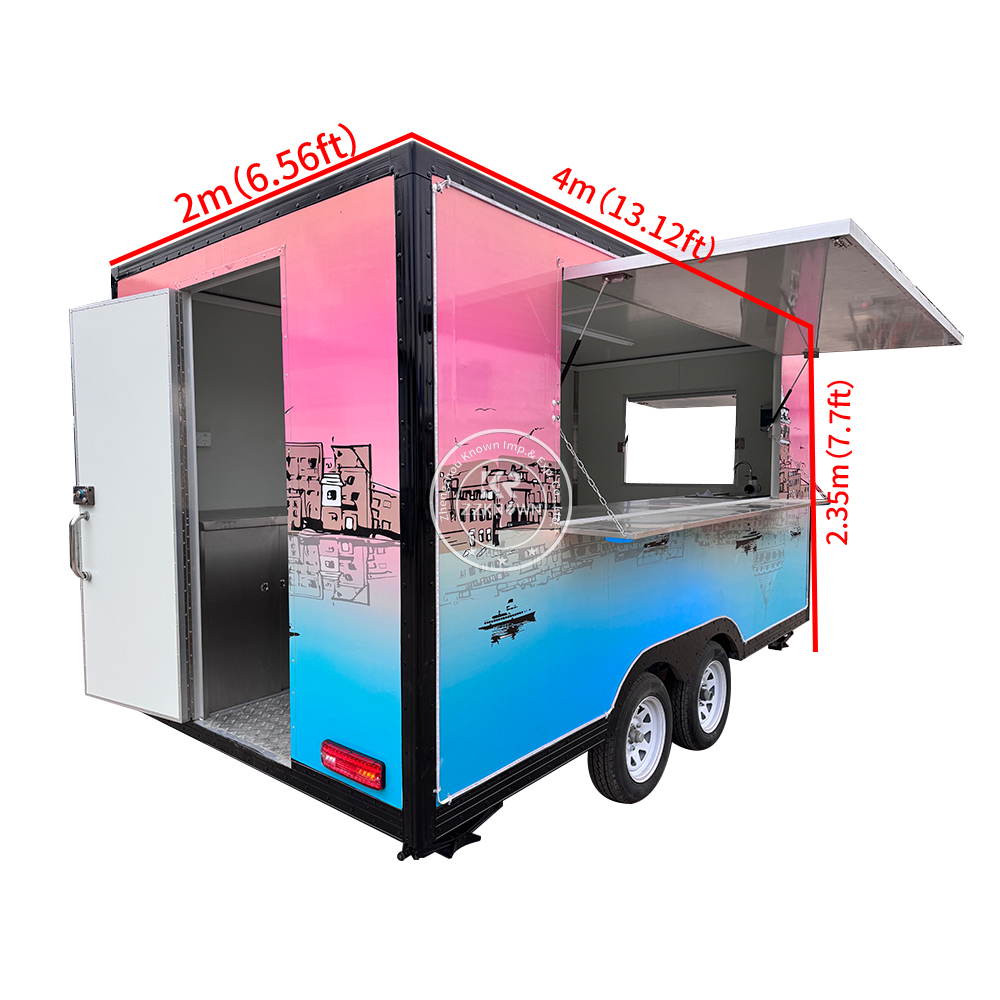 High-Quality Custom Food Vendor Trailers | ZZKNOWN