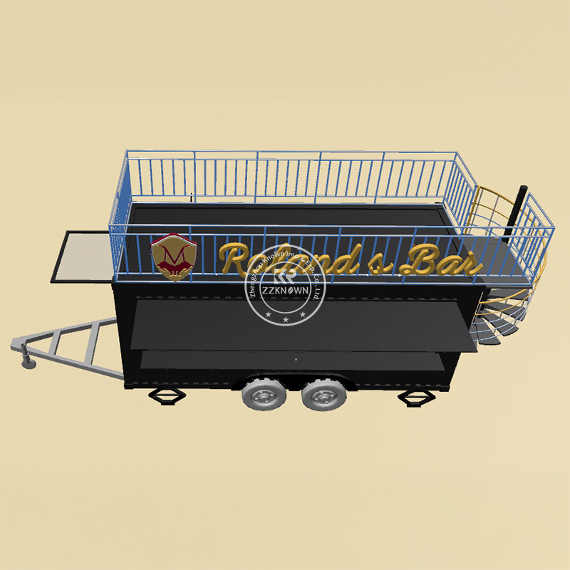 Dual-Axle Towable Mobile Container Restaurant: The Ultimate Customizable Culinary Space