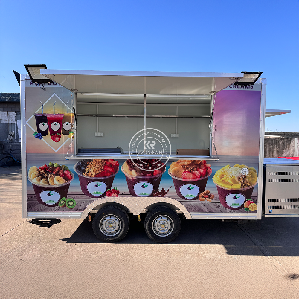 Custom Food Cart Trailers for Sale | ZZKNOWN