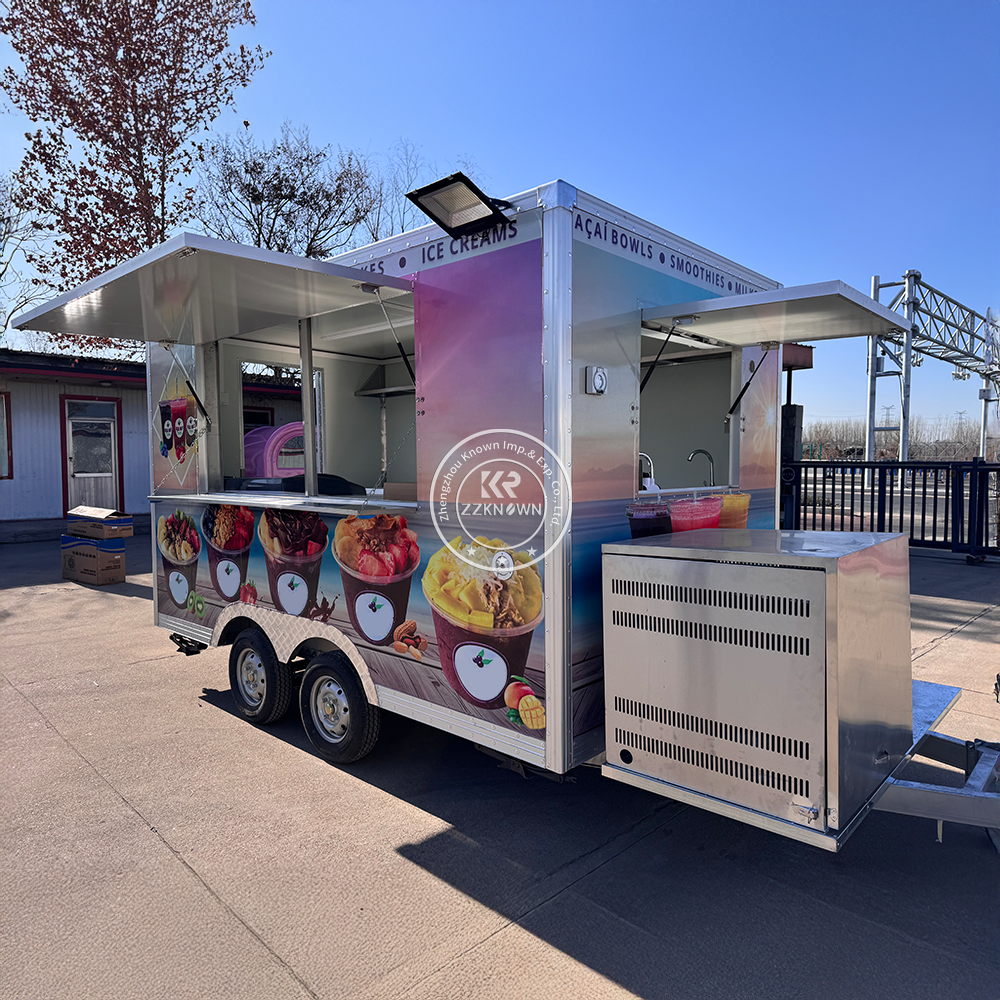 Custom Food Cart Trailers for Sale | ZZKNOWN