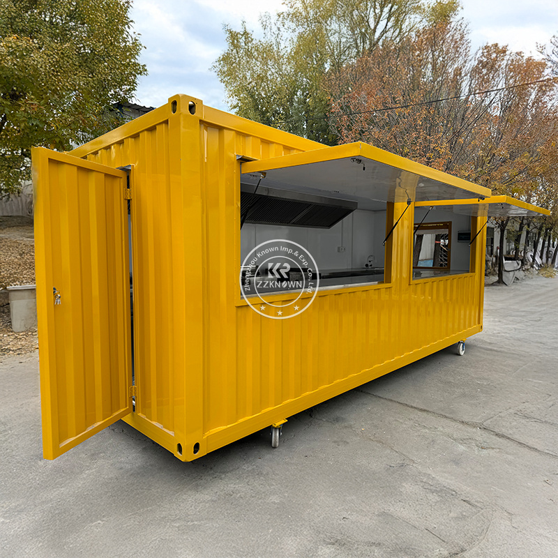 ZZKNOWN Container Restaurant – Customizable, Mobile, Eco-Friendly One-Stop Culinary Solution