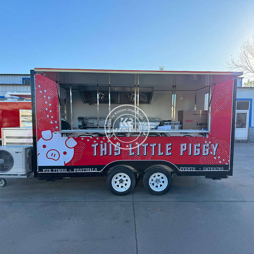 Customizable Food Van Trailers for Mobile Businesses | ZZKNOWN