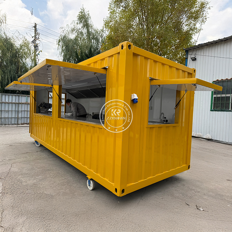 ZZKNOWN Container Restaurant – Customizable, Mobile, Eco-Friendly One-Stop Culinary Solution