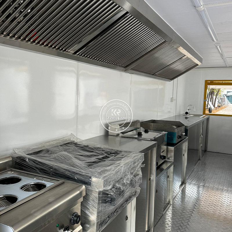 ZZKNOWN Container Restaurant – Customizable, Mobile, Eco-Friendly One-Stop Culinary Solution