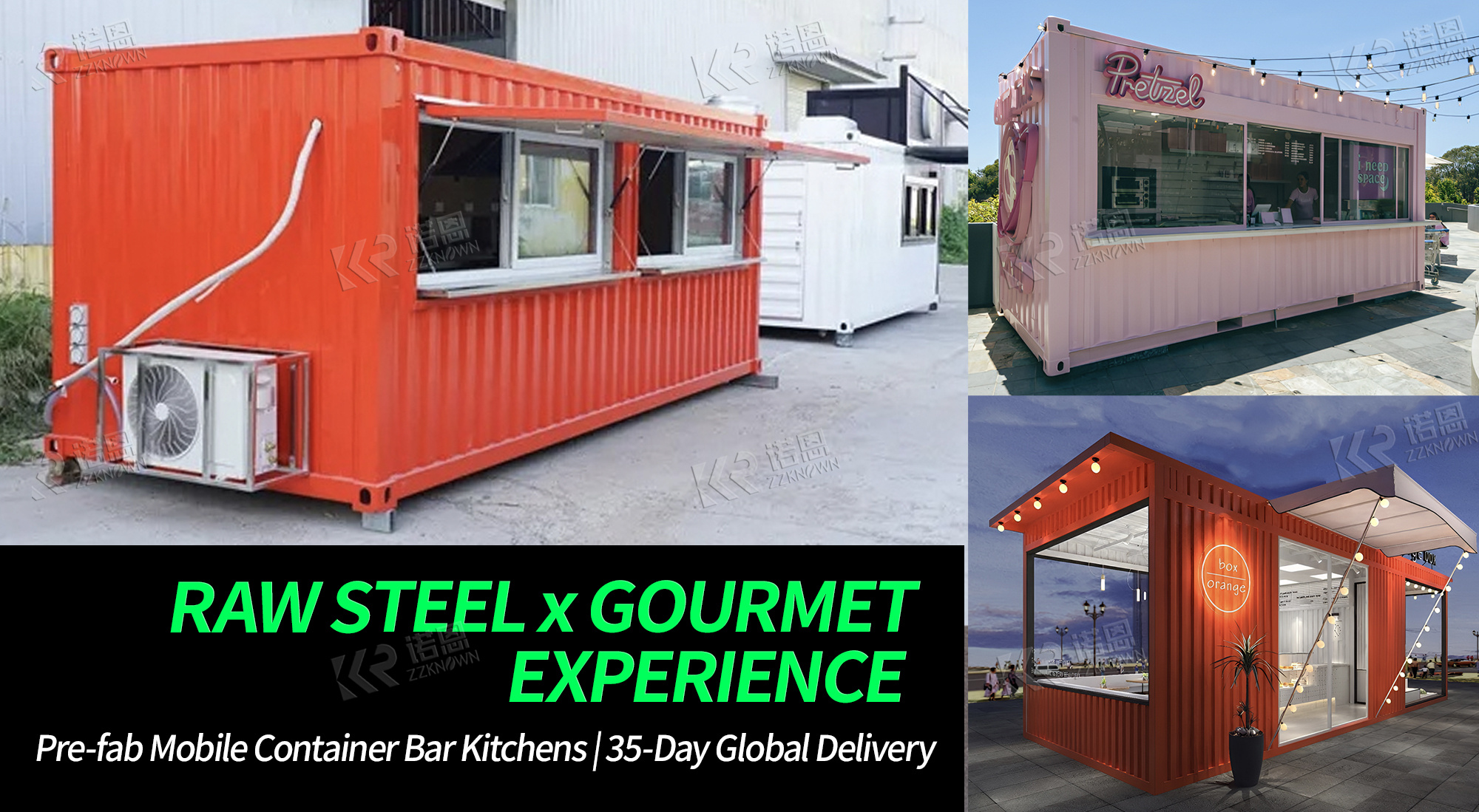 Custom Container Restaurants & Parks | ZZKNOWN Manufacturer