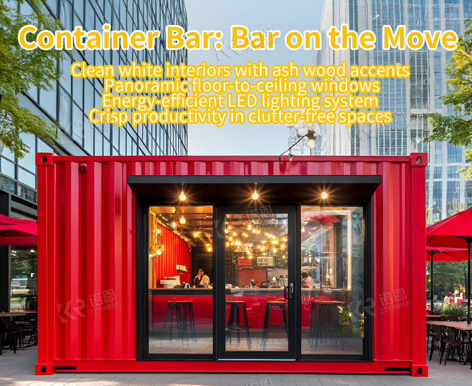 Build The Container Bar | Custom Design by ZZKNOWN