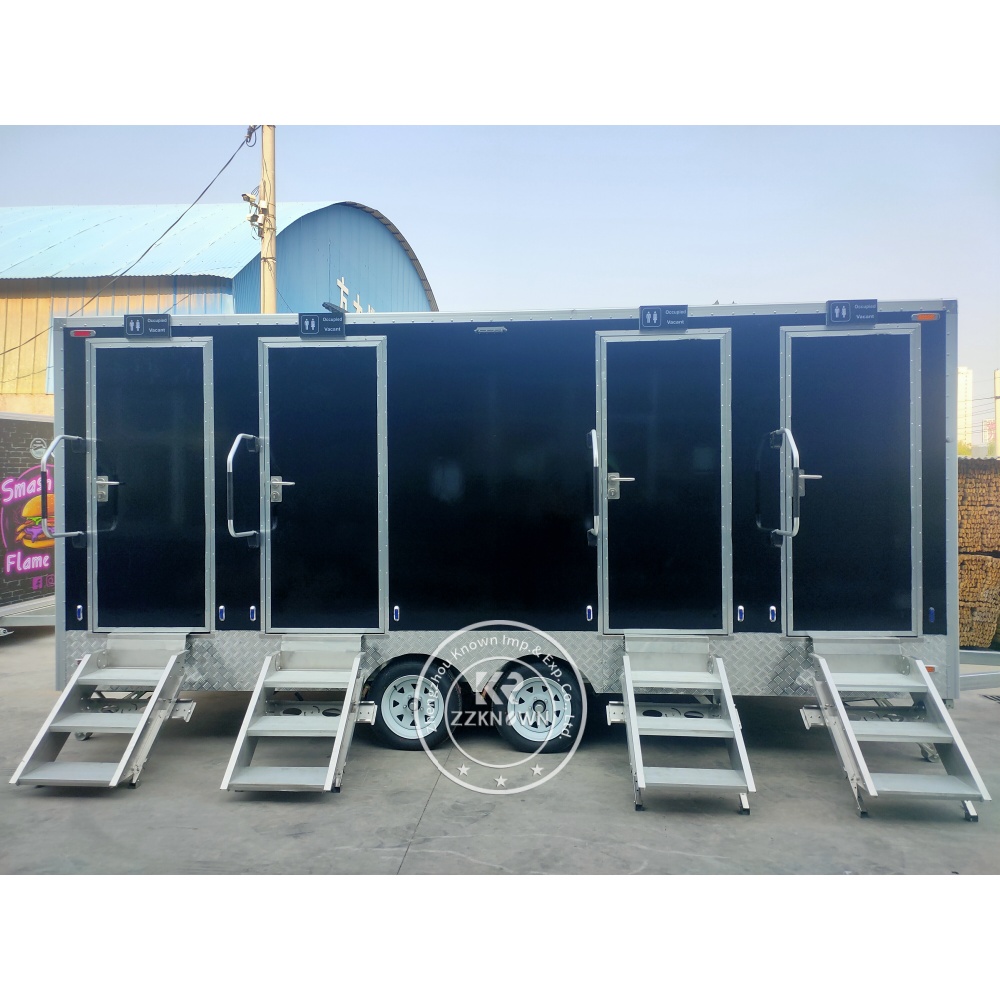 Canada Standard Shower & Toilet Trailer | 5.5M 5-Room Mobile Unit