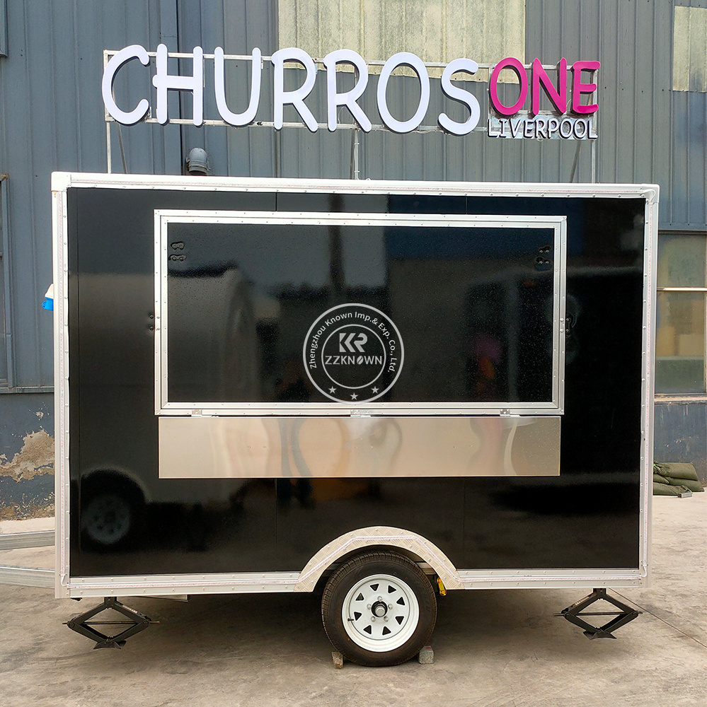 3M Black Churros Food Truck for Sale – UK Standard | Customizable Concession Trailer