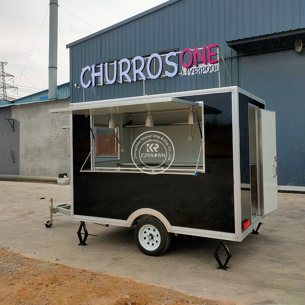 3M Black Churros Food Truck for Sale – UK Standard | Customizable Concession Trailer