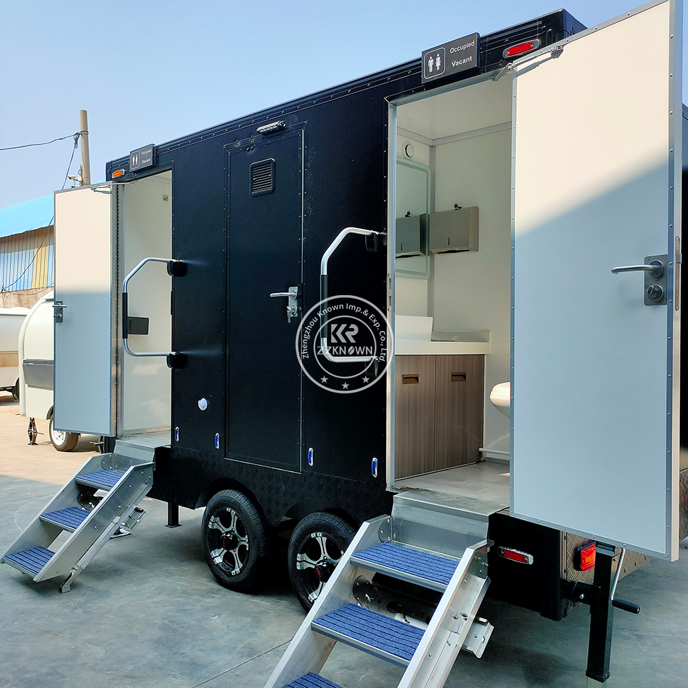 Mobile Toilet Trailer for Rental & Government Tenders | Export to US, Canada, Chile