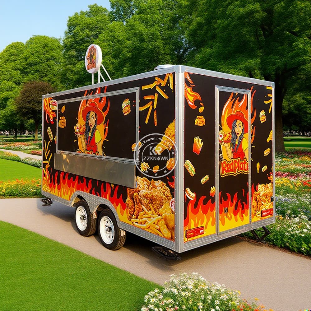 Custom Built Burger Truck Cost | ZZKNOWN Factory Pricing