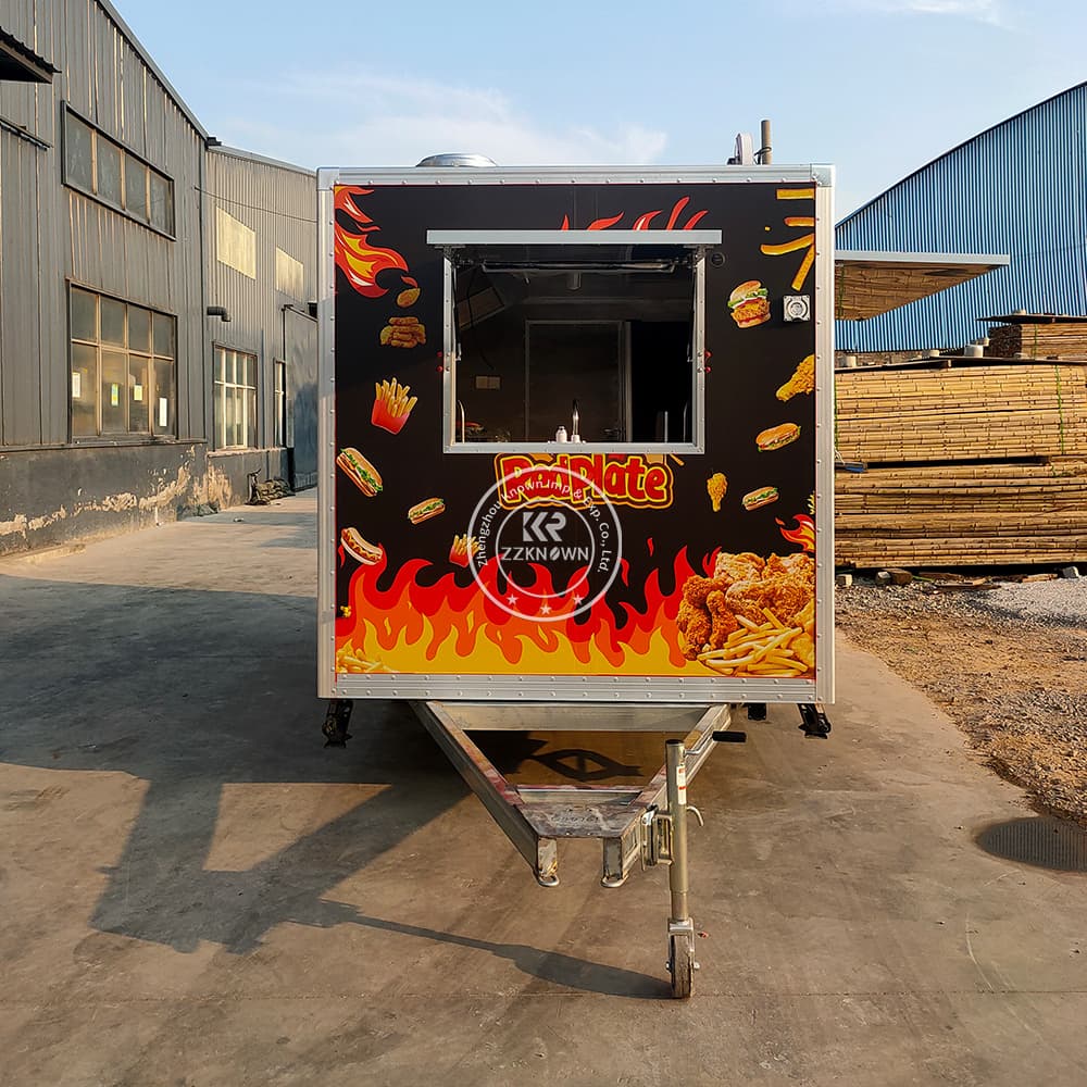 Burger Concession Trailer for Sale | ZZKNOWN Custom Builds