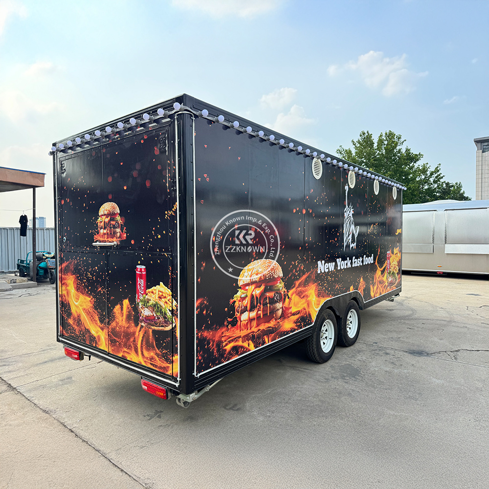 18ft Burger Food Truck for Sale | Large Custom Builds by ZZKNOWN