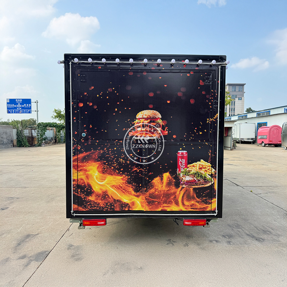 18ft Burger Food Truck for Sale | Large Custom Builds by ZZKNOWN