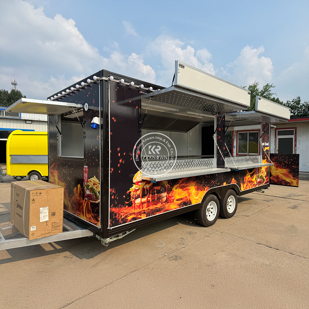 18ft Burger Food Truck for Sale | Large Custom Builds by ZZKNOWN