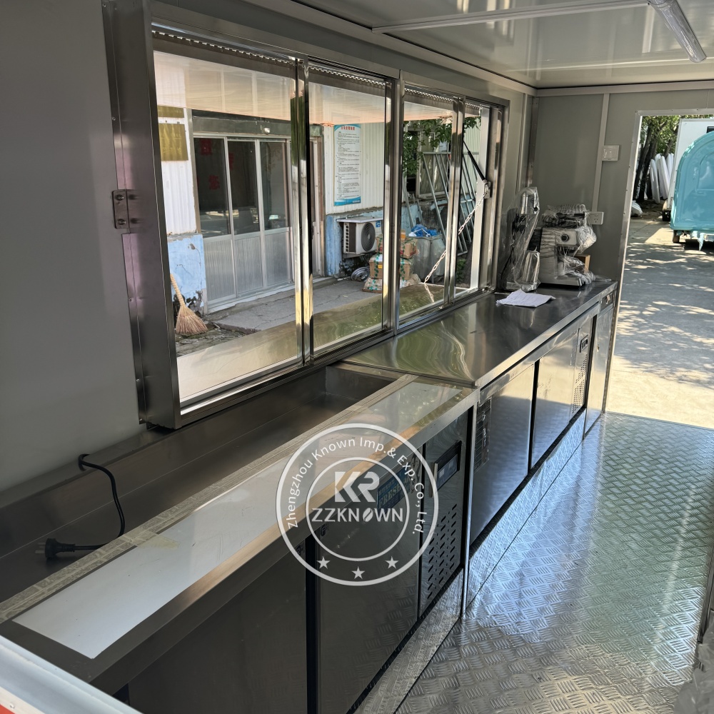 Mobile Burger Kitchen for Sale | ZZKNOWN Food Trailers