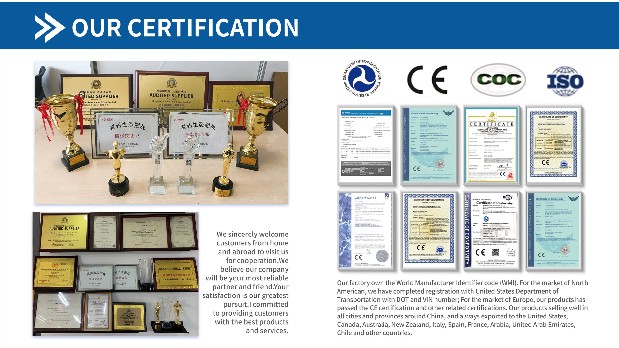 Custom Food Trailers & Trucks for Sale | CE DOT VIN Certified – ZZKNOWN China