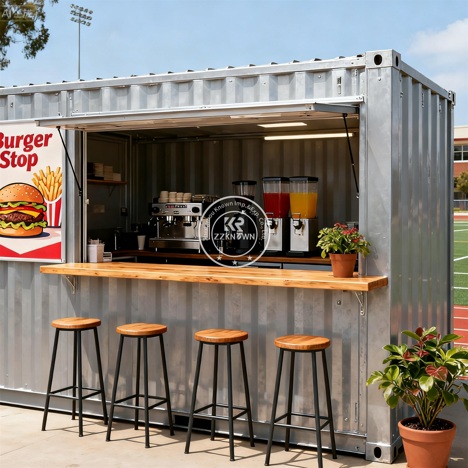BBQ Trailer for Sale | ZZKNOWN Mobile Food Trailers