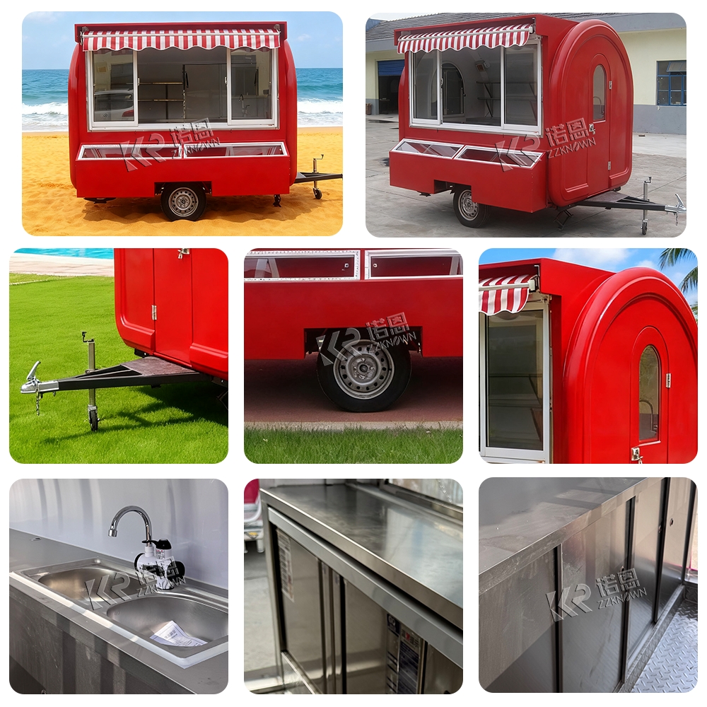Snack Cart Manufacturer | Small Food Trailer for Street Food Business