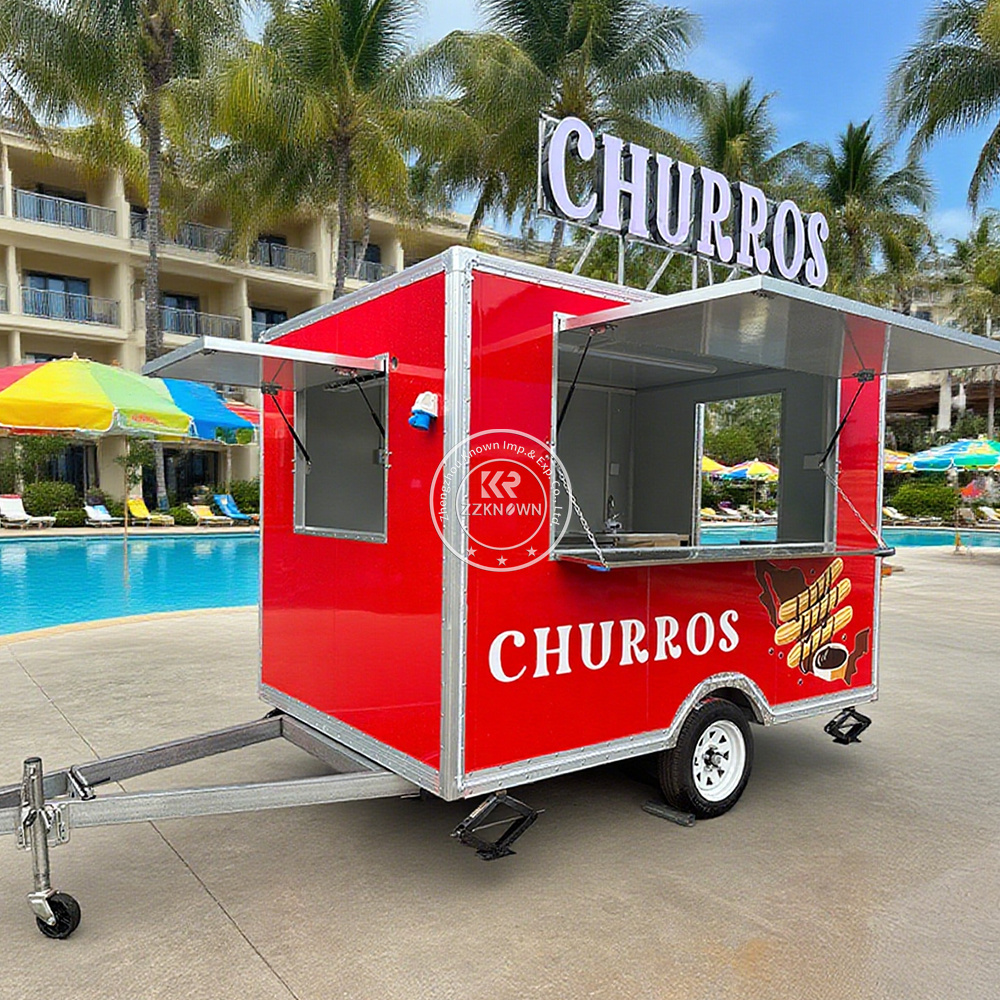 Churros Food Trailer for Sale | Custom Compact Dessert Trailer