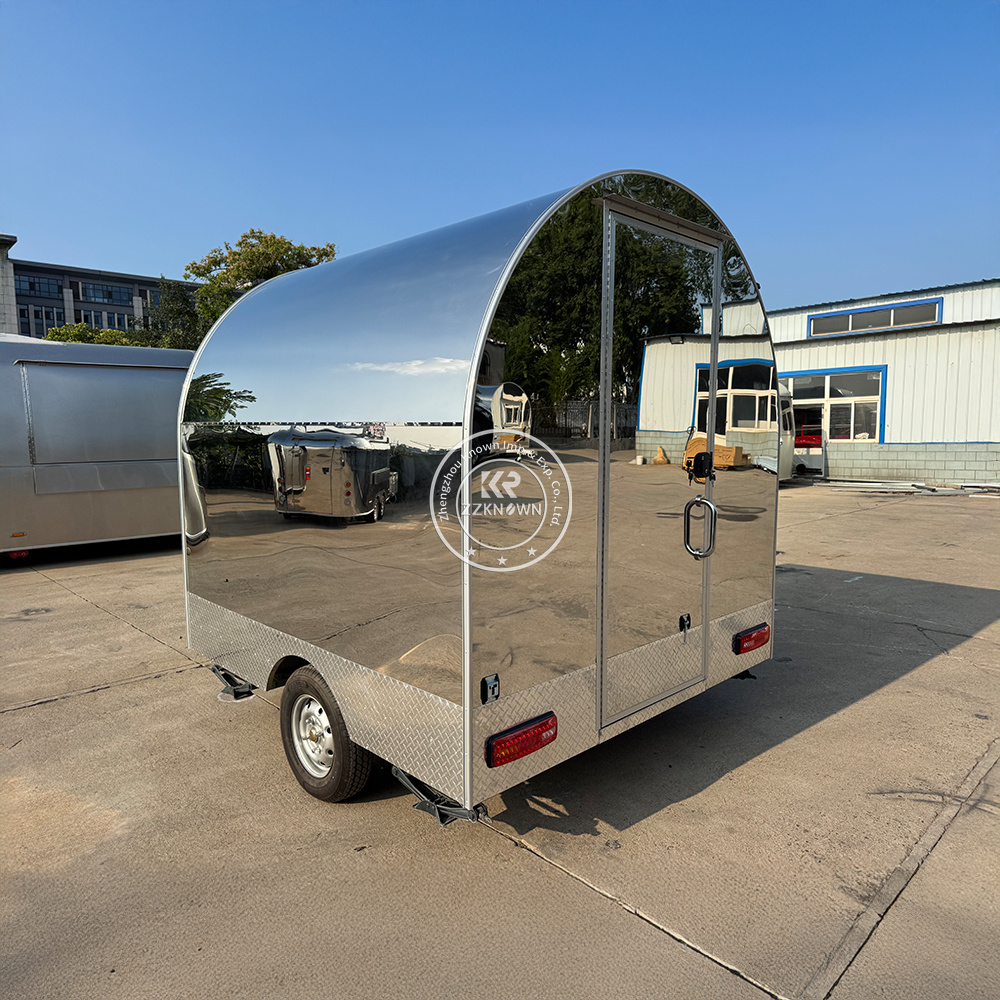 Stainless Steel Catering Trailer | Small Mobile Food Truck Supplier