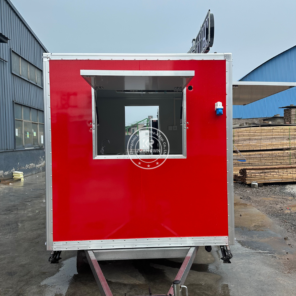 Churros Trailer for Sale | 3m Custom Red Food Trailer