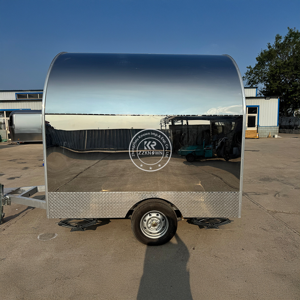 Portable Small Food Cart | Stainless Steel Snack Trailer Factory