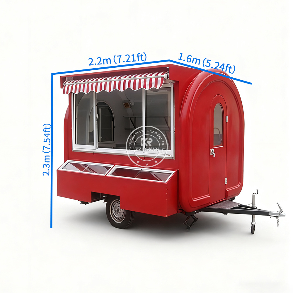 Customizable Snack Cart | Mobile Street Food Trailer Supplier