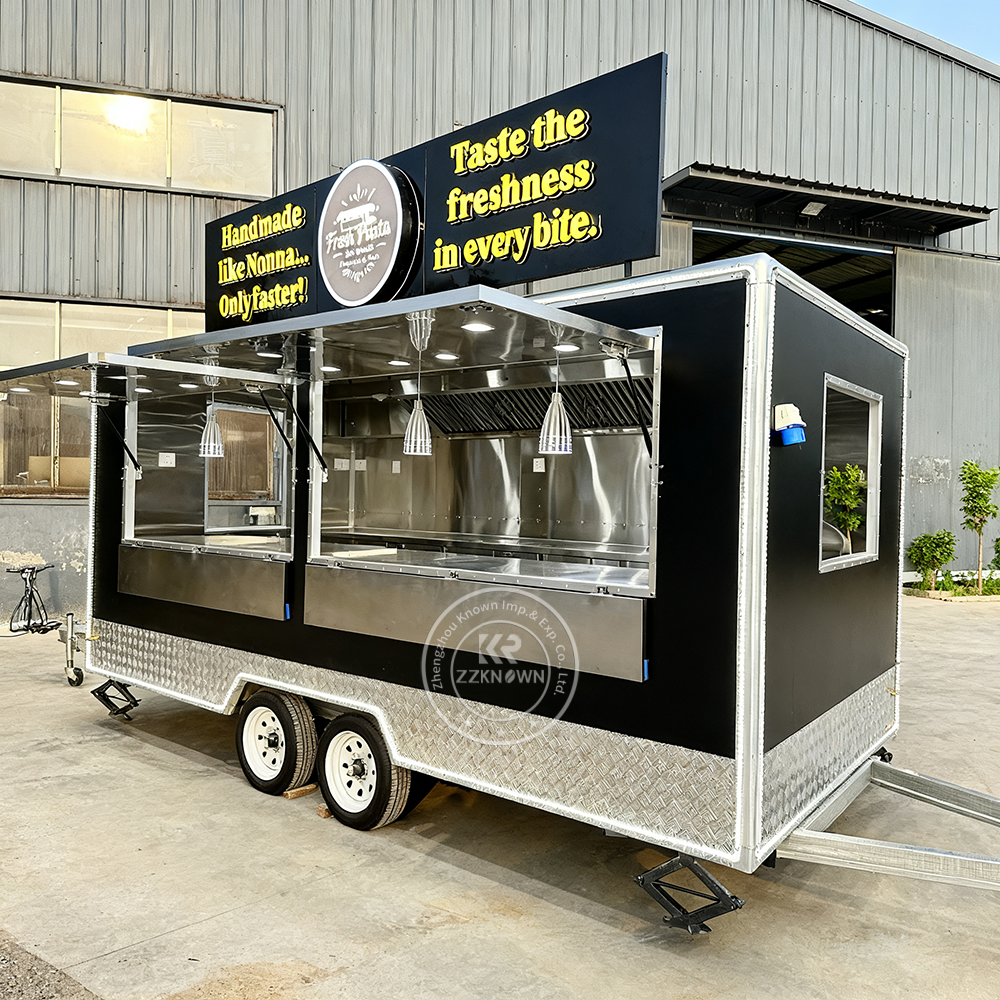 Start Your Mobile Café Business with Our Custom Breakfast Trailer | UK-Standard Food Van