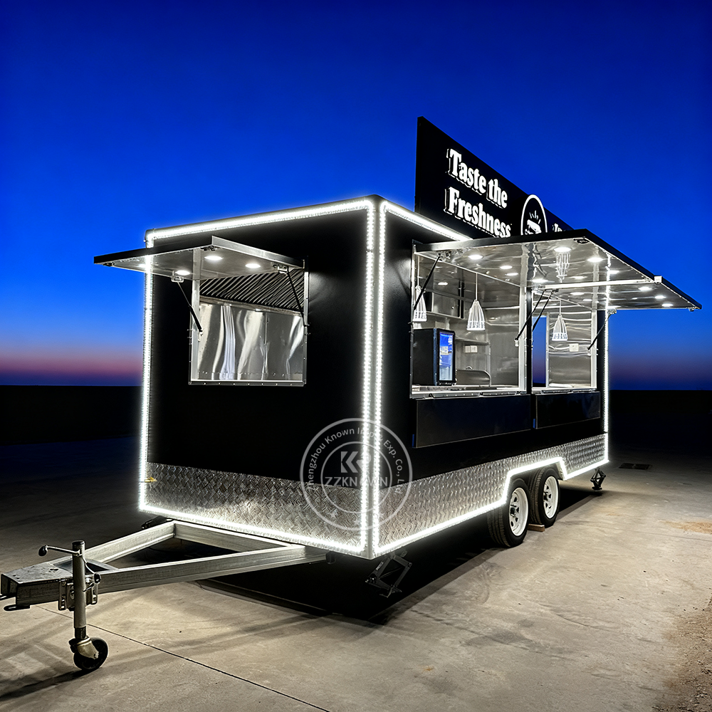 Fully Equipped 5m Breakfast & Brunch Food Trailer | CE/DOT Certified Mobile Kitchen UK