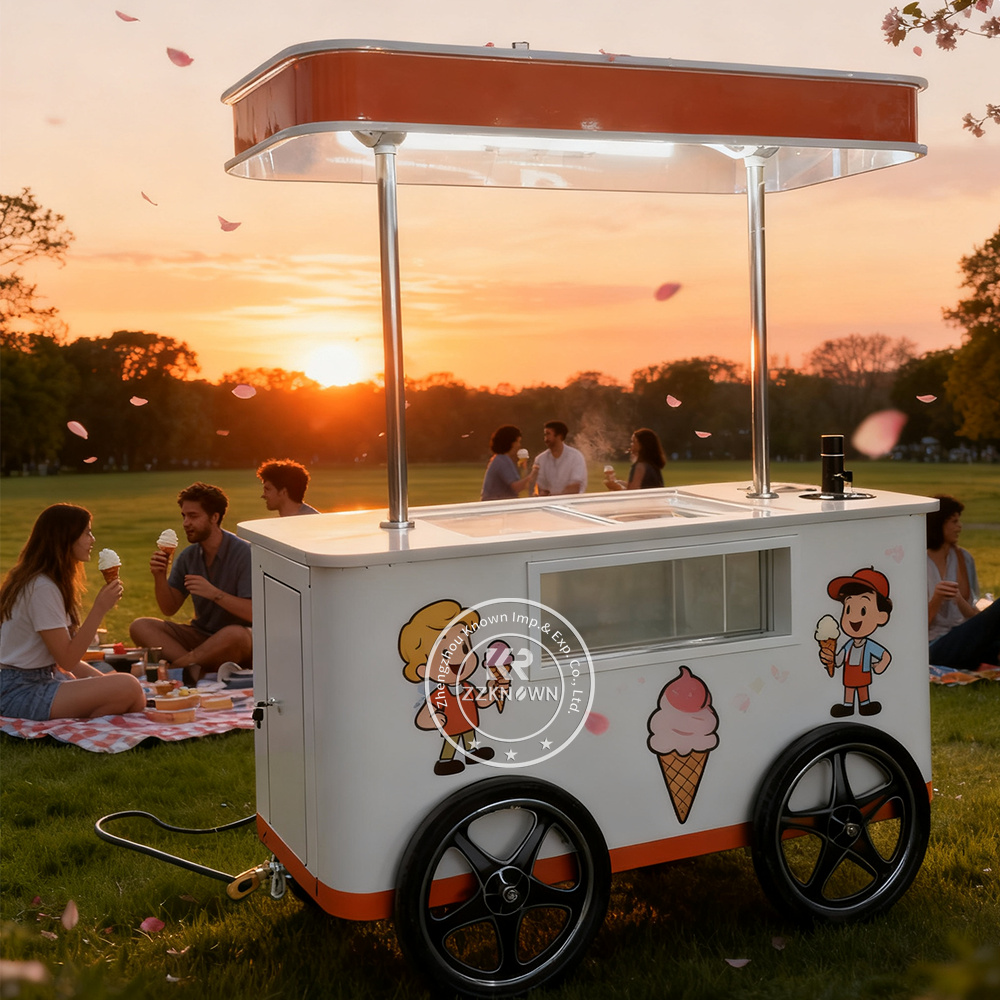 Go Green with an Eco-Friendly Ice Cream Cart | ZZKNOWN Sustainable Solutions