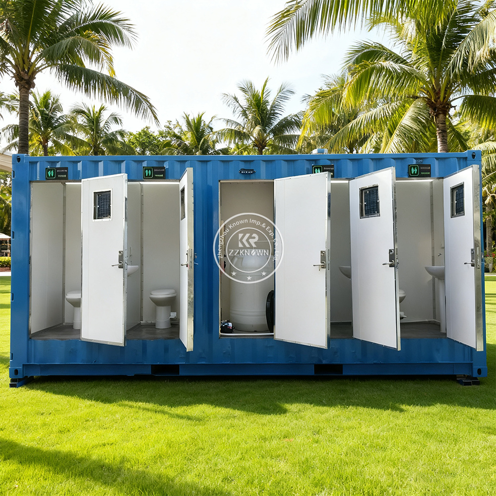 Portable Container Toilet For Sale | Mobile Restroom Cabin For Construction & Events | ZZKNOWN