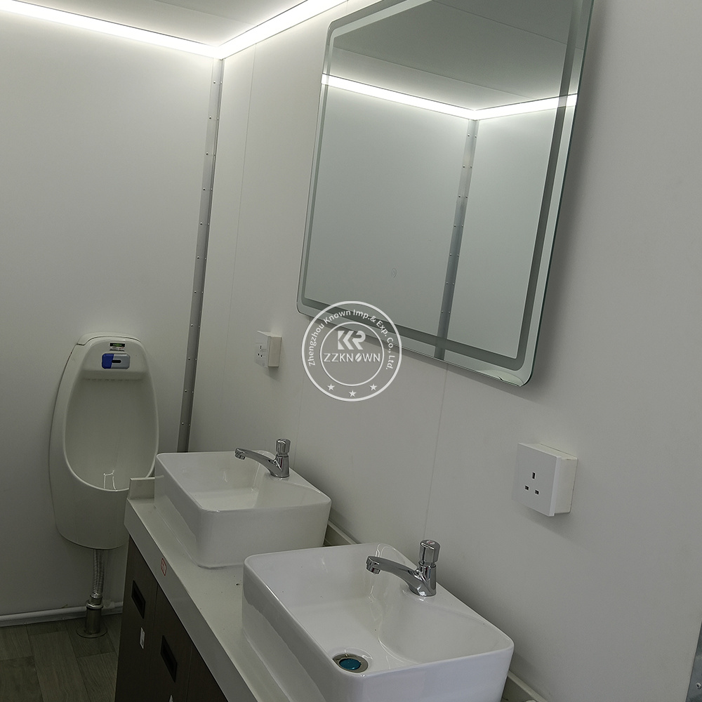Container Restroom For Sale | 20FT Prefabricated Sanitation Units | ZZKNOWN Factory Direct