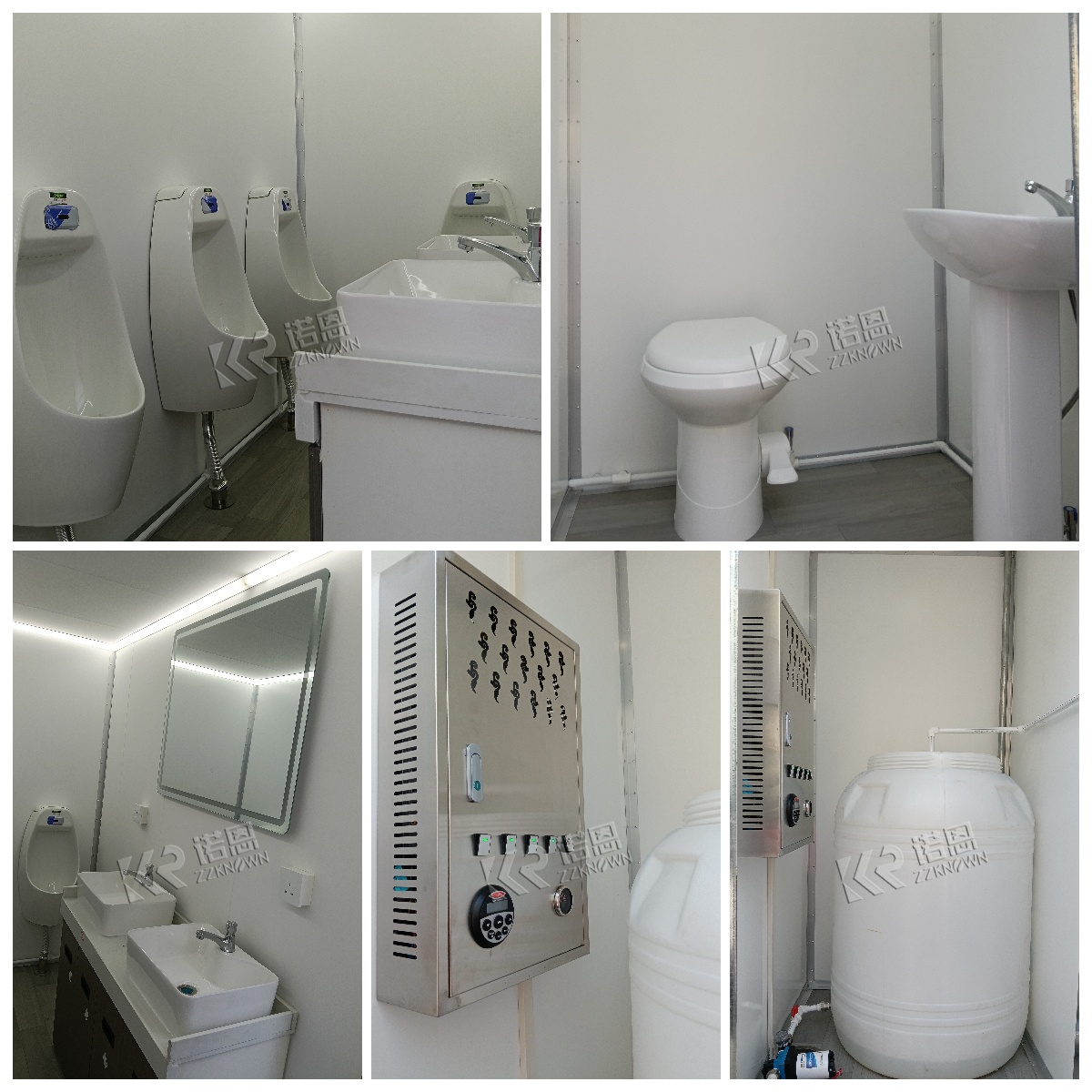 Portable Container Toilet For Sale | Mobile Restroom Cabin For Construction & Events | ZZKNOWN