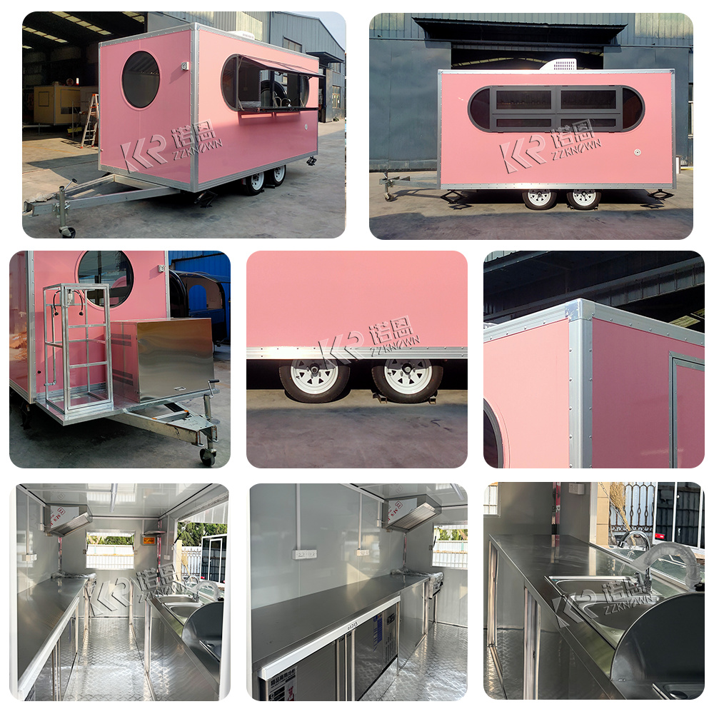Pink Food Trailers for Sale UK | Eye-Catching Designs by ZZKNOWN