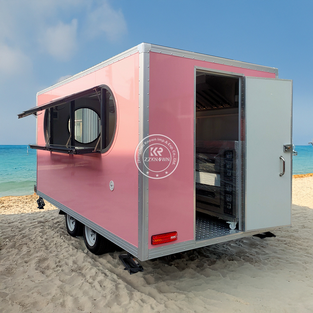 Pink Food Trailers for Sale UK | Eye-Catching Designs by ZZKNOWN