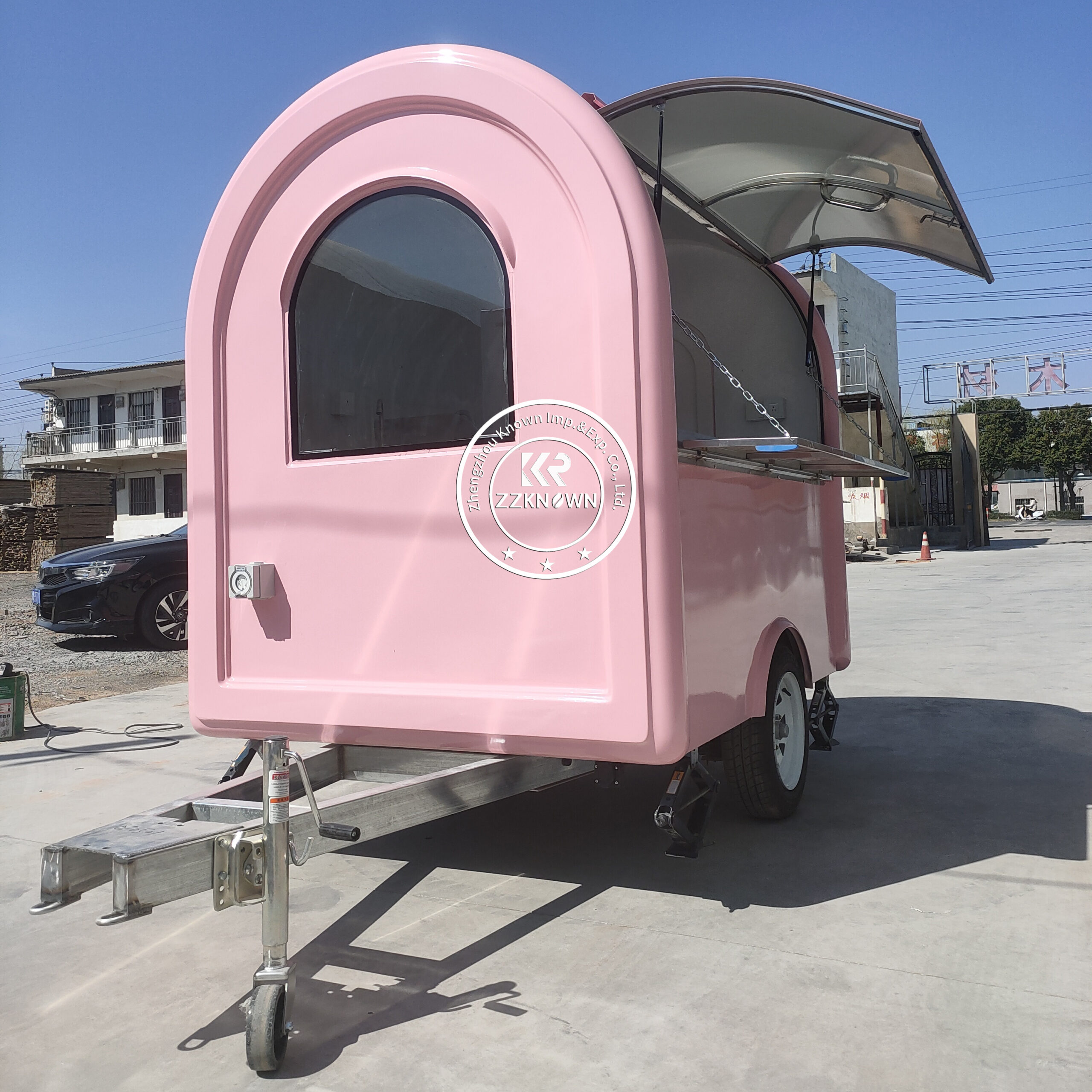 Food Carts with Griddle UK | Compact Cooking Carts by ZZKNOWN