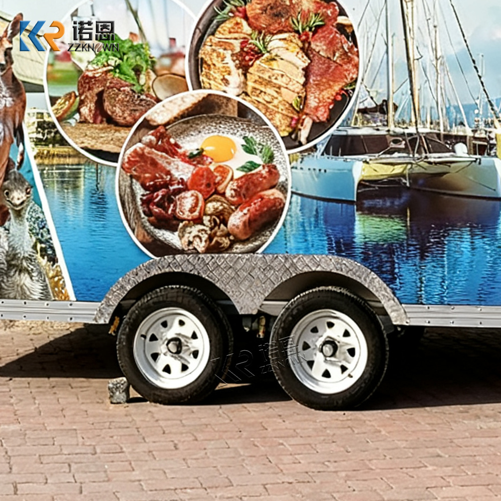 Seafood Food Trailer for Sale – Custom Mobile Seafood Kitchen for Commercial Use