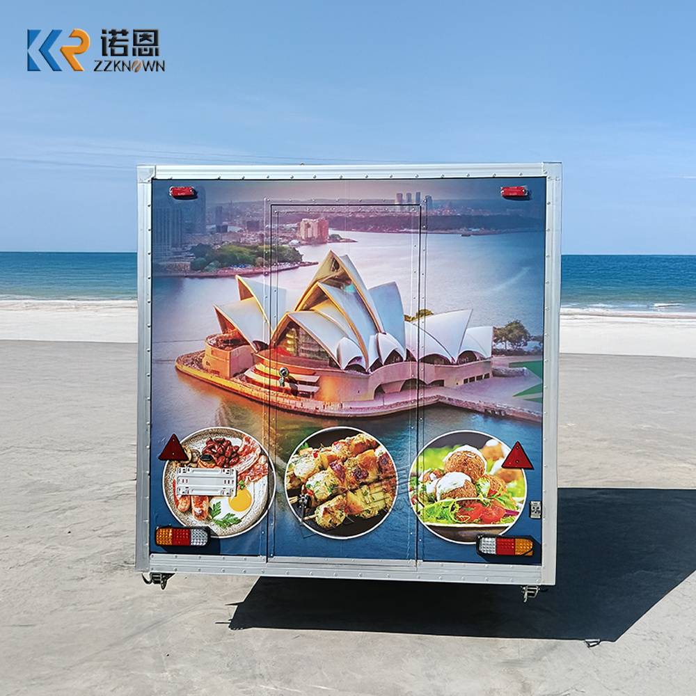 BBQ Food Trailer for Sale – Custom Mobile BBQ Kitchen for Commercial Use