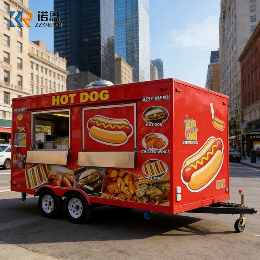 Winter-Ready Hot Dog Food Trailer for Canada